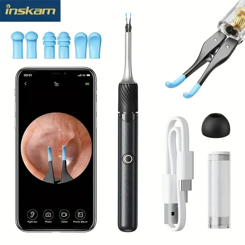 Waterproof Smart Ear Wax Removal Cleaner Kit (HD 360° Visual Experience)