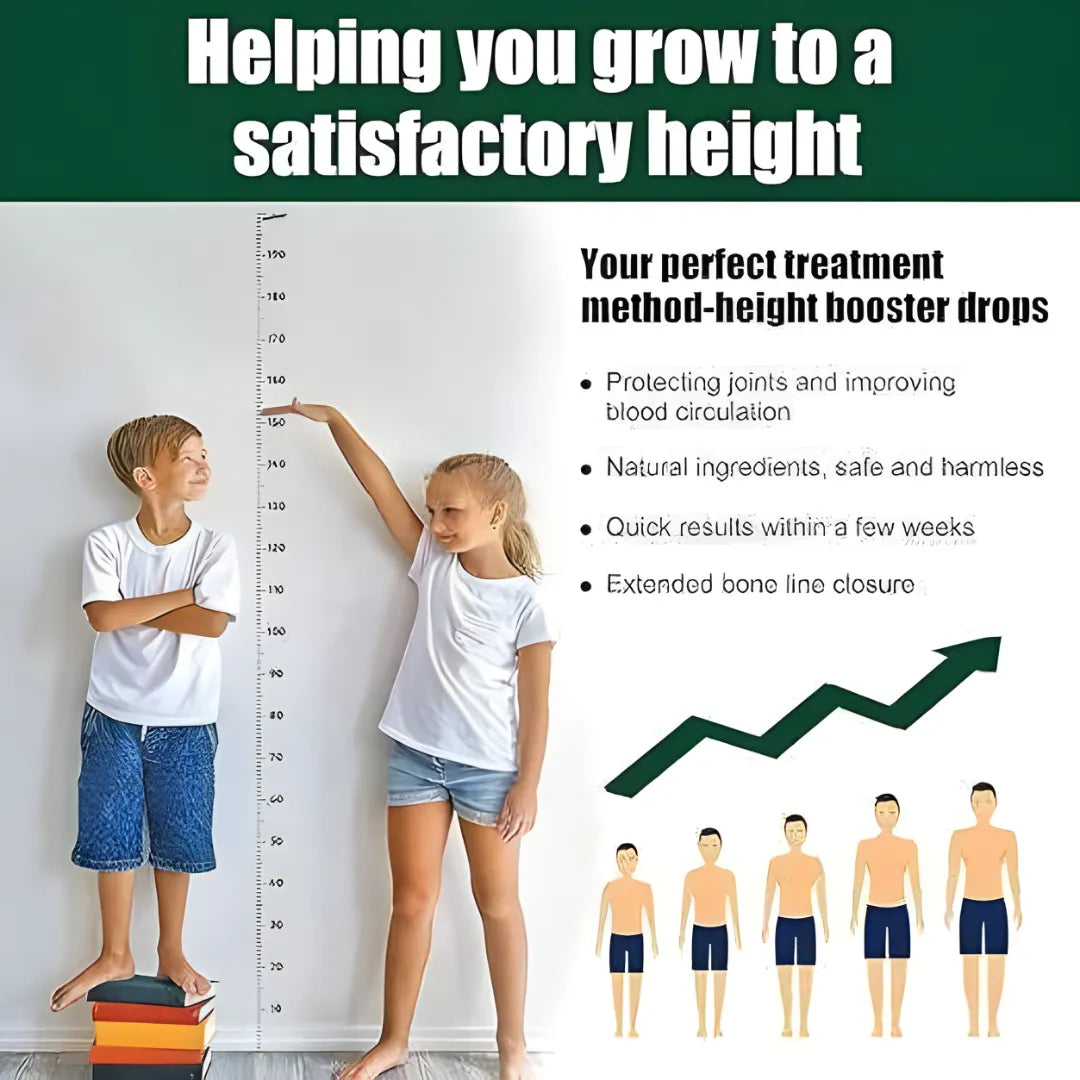 Height Growth Booster Drops | Scientifically Proven Height Support Formula