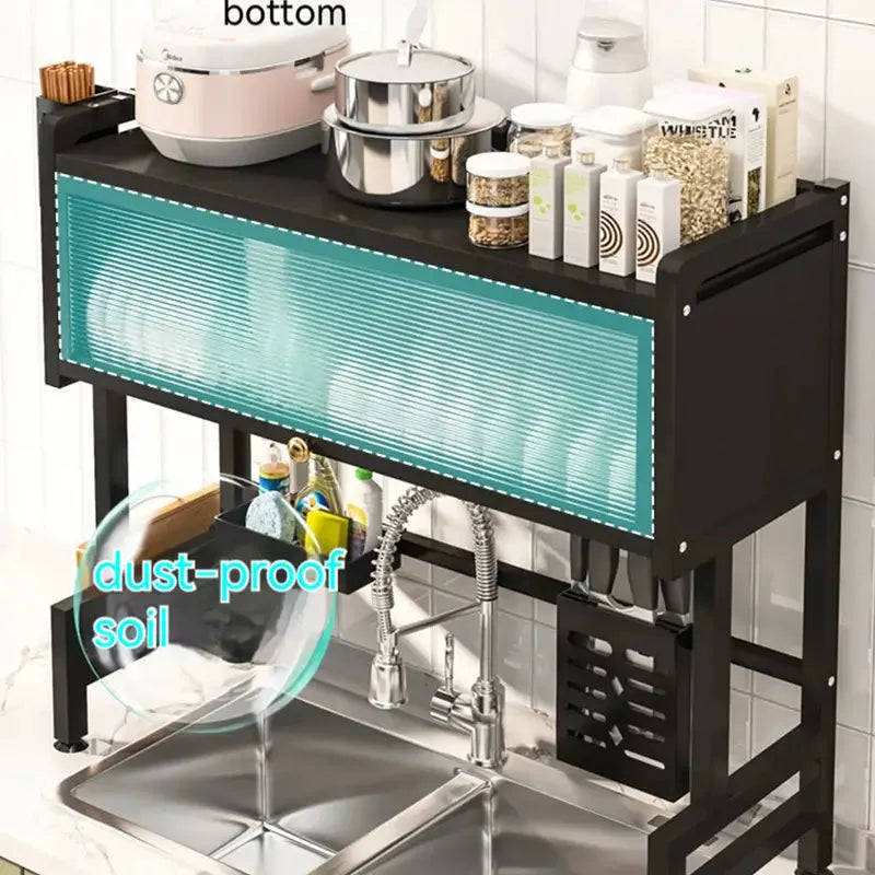 Premium Stainless Steel Over Sink Dish Drying Rack