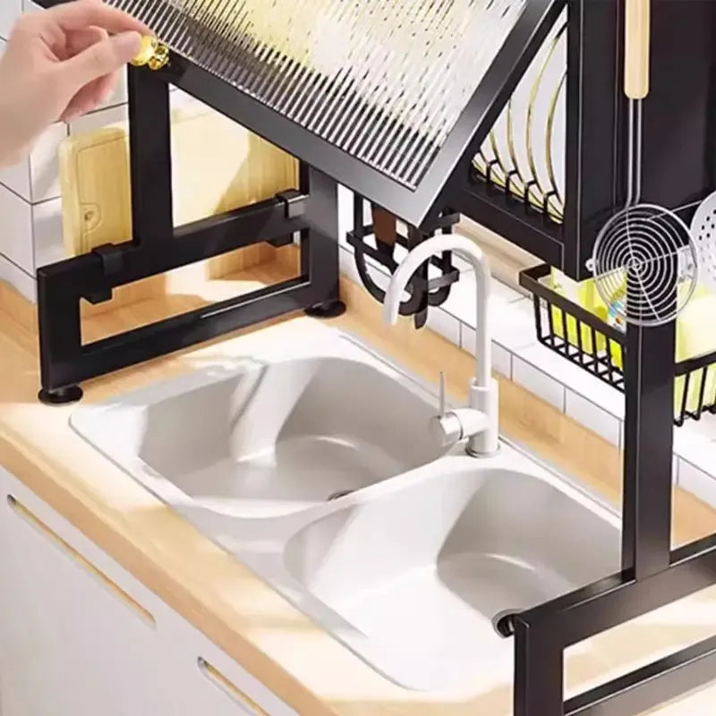 Premium Stainless Steel Over Sink Dish Drying Rack