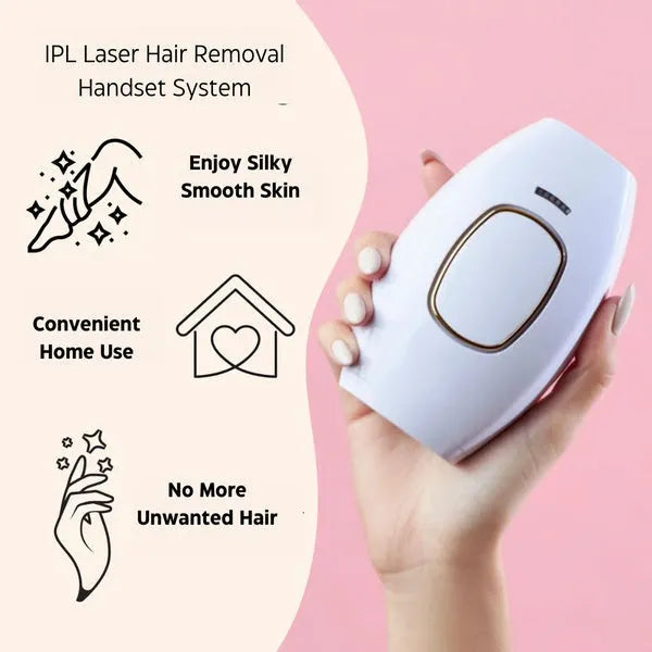IPL Hair Removal Device - 990K Flashes | Painless Laser Hair Removal for Face & Body