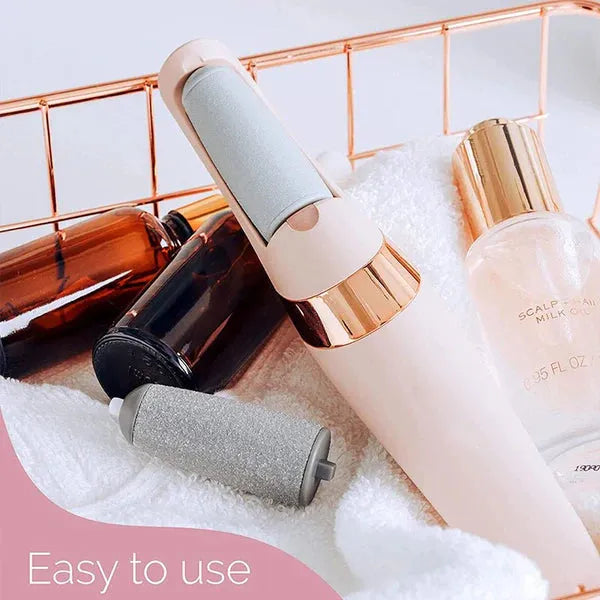 Electric Pedicure Foot File Callus Remover – Rechargeable Dead Skin Remover Tool for Smooth & Soft Feet