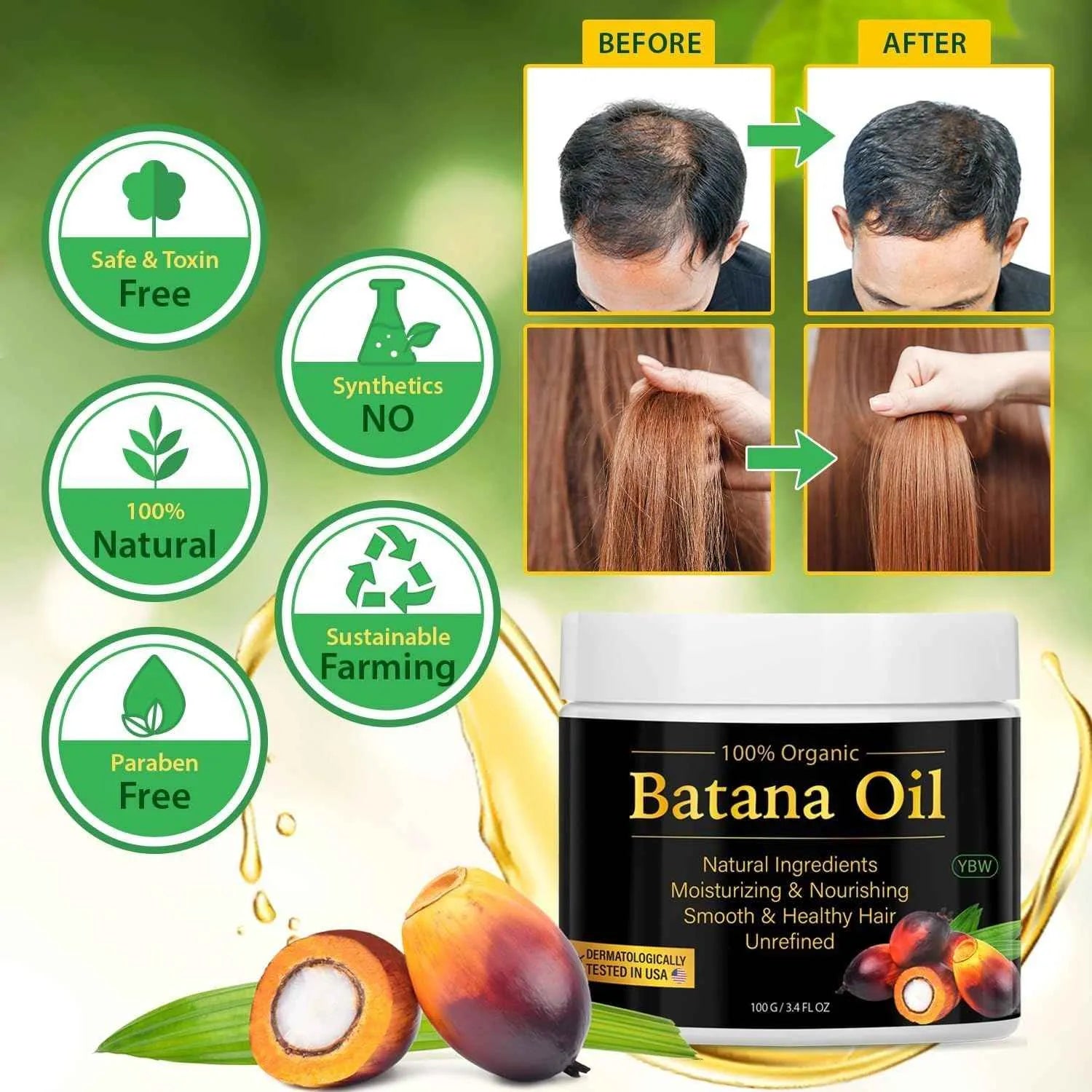 Original Batana Oil For Hair Growth & Strength